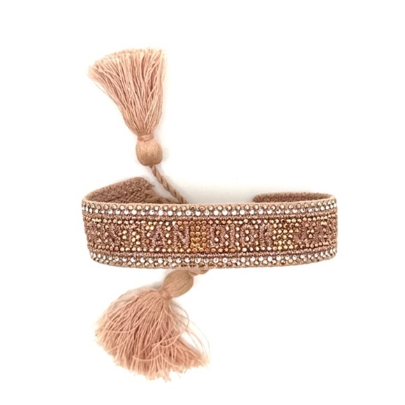 Dior Jewelry - Christian Dior Woven Embellished Bracelet (pre-owned)